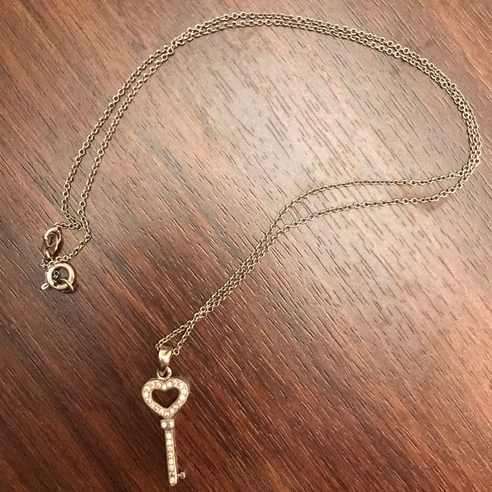 Key heart necklace